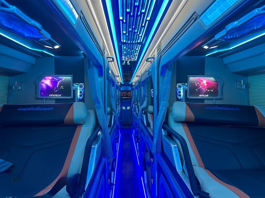 Xe Tuấn Trung Giường nằm Nội thất Tiện ích Limousine 22 phòng 