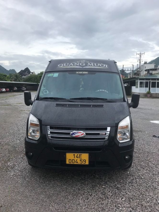 Xe Quang Mười Mặt trước xe 