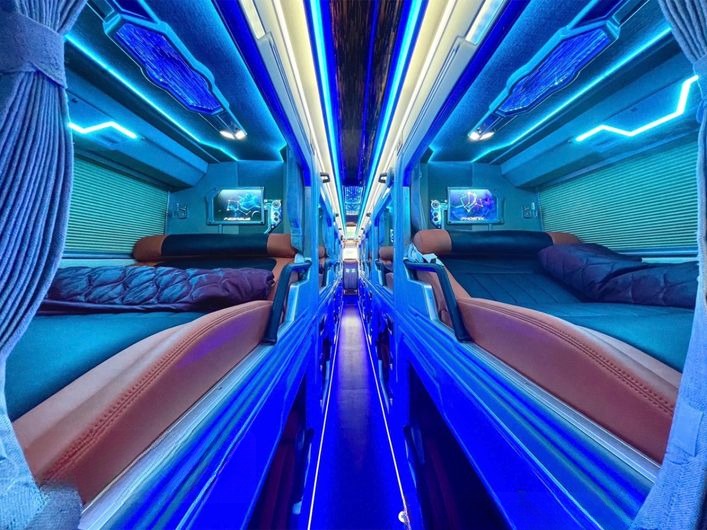 Xe Mai Quyên Giường nằm Tiện ích Nội thất Limousine 24 Phòng