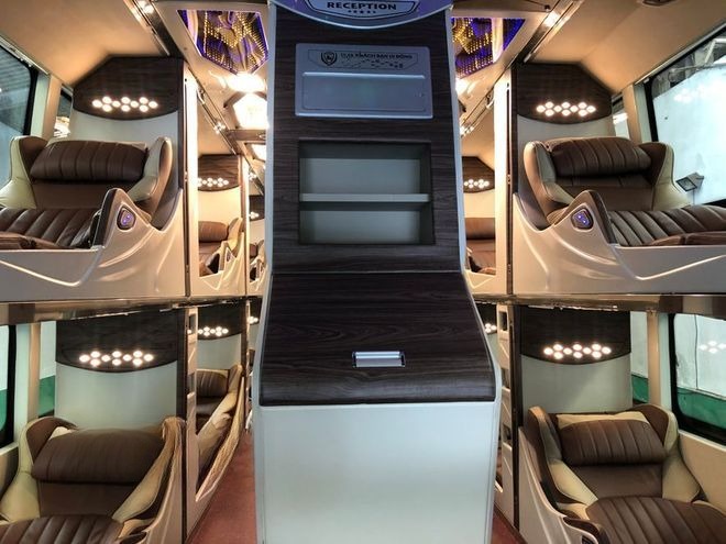 Xe Lovabus Giường nằm Tiện ích Nội thất Limousine giường nằm 34 chỗ