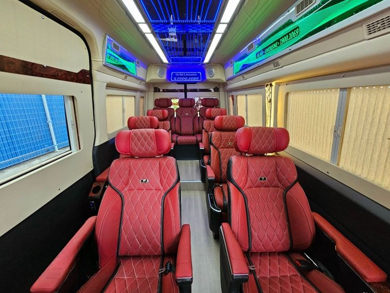 Xe Hà Hải Limousine Tiện ích Nội thất Limousine 11 chô
