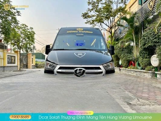 Xe 19 Limousine Mặt trước xe Limousine 11 chỗ