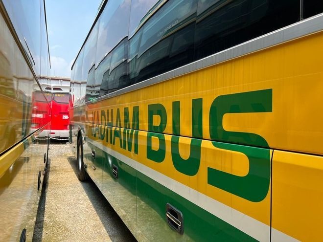 Xe Kadham Bus Bên hông xe Limousine 22 Cabin đôi VIP 