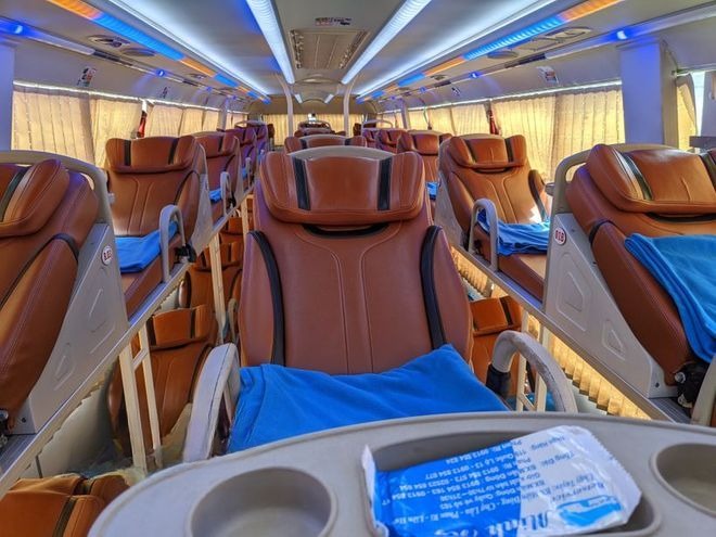 Xe Lovabus Giường nằm Nội thất Giường nằm 36 chỗ