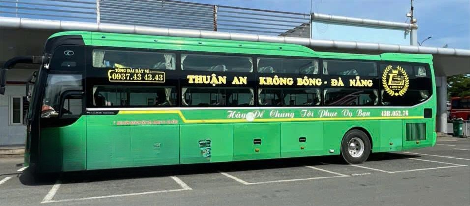 Xe Thuận An Bên hông xe Giường nằm 40 chỗ
