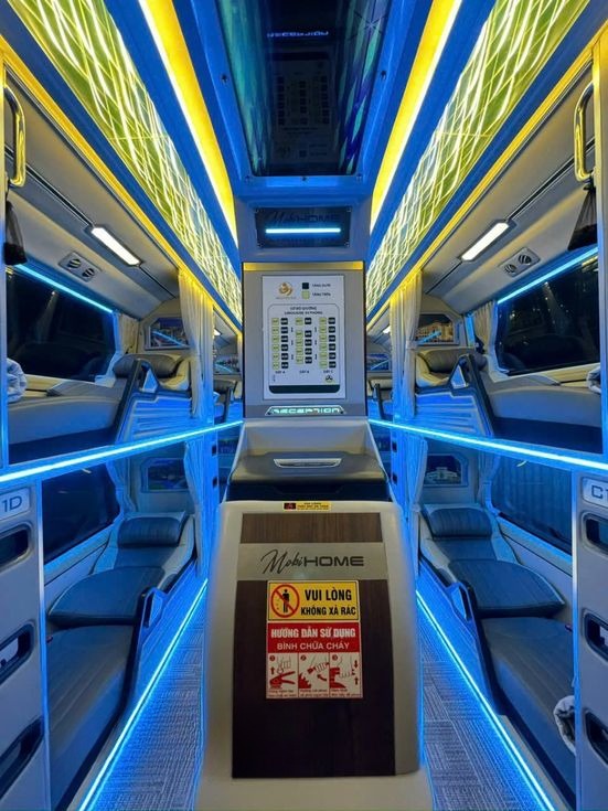 Xe Nguyên Dịu Giường nằm Nội thất Limousine 34 phòng
