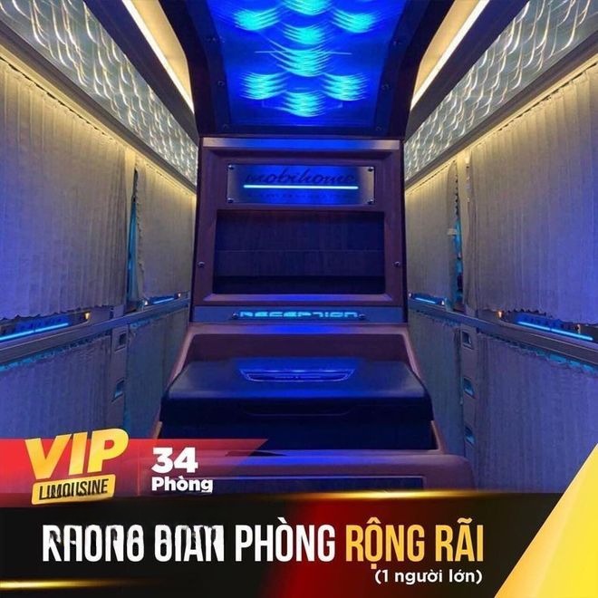 Xe Phước Hàn Tiện ích Nội thất Limousine giường phòng 34 chỗ