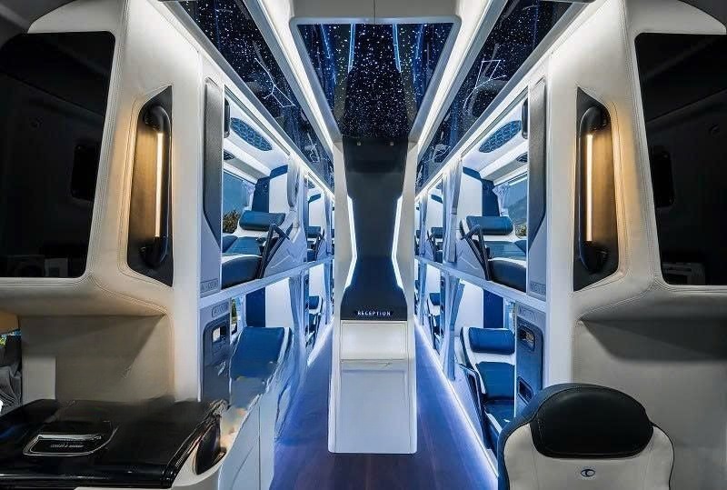 Xe Như Ý 78 (Phú Yên) Nội thất Giường nằm Limousine 34 chỗ