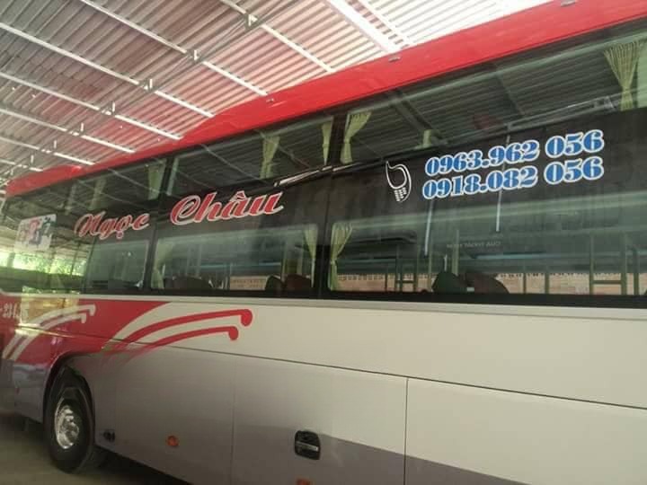 Xe Ngọc Châu Bên hông xe Giường nằm 40 chỗ