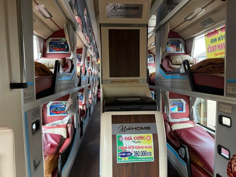 Xe Kim Anh (Kon Tum) Giường nằm Tiện ích Nội thất Limousine  34 phòng
