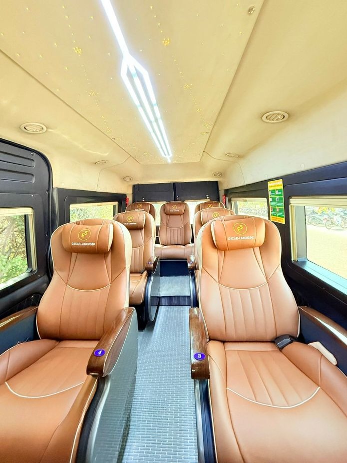 Xe G5Car Ghế ngồi Nội thất Limousine 9 chỗ