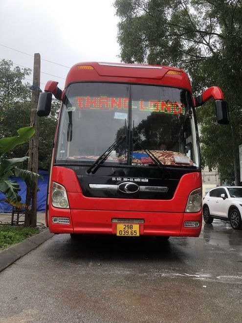 Xe Thăng Long Mặt trước xe Giường nằm 40 chỗ