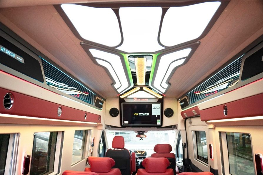 Xe Duy Quang Limousine Nội thất Tiện ích Limousine 9 chỗ