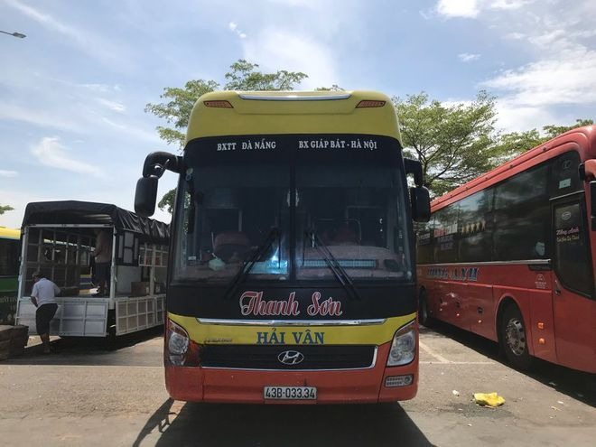 Xe Thanh Sơn Mặt trước xe Giường nằm 42 chỗ