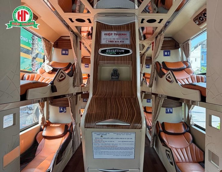 Xe Hiệp Thành Giường nằm Tiện ích Limousine 34 phòng đơn