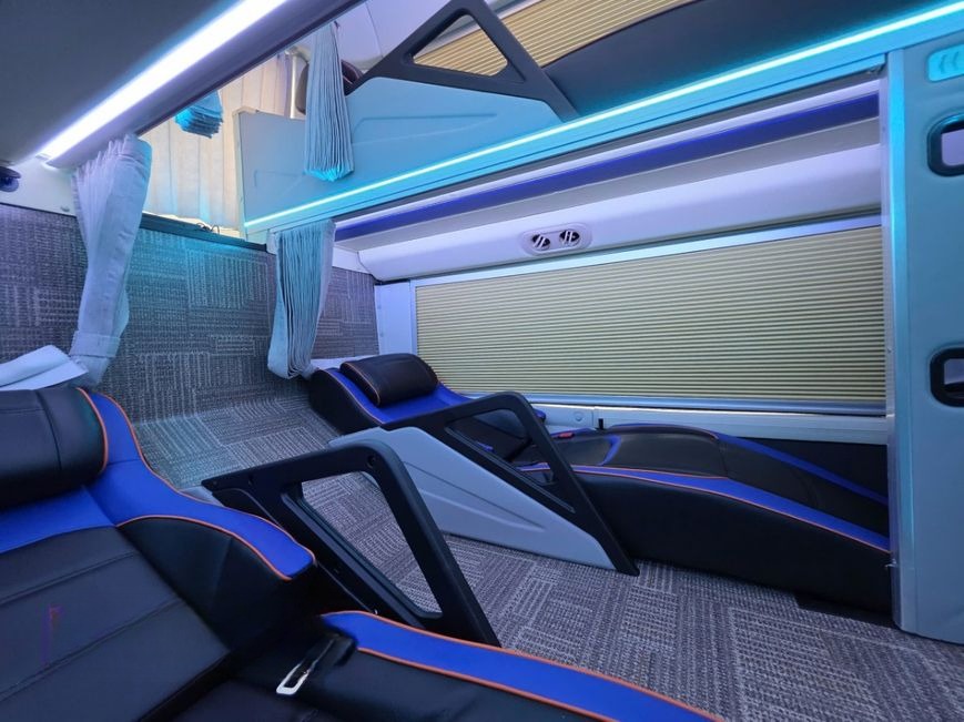 Xe Phan Khánh Giường nằm Tiện ích Nội thất Limousine 34 phòng đơn