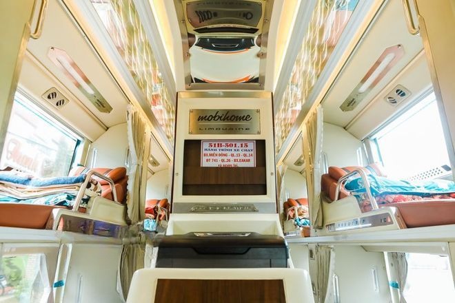 Xe Thanh Trân Nội thất Giường nằm 34 chỗ