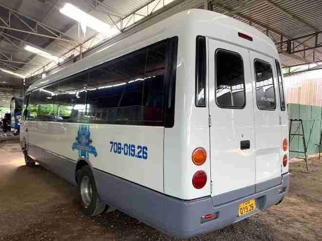 Xe Lê Khánh Mặt sau xe Ghế ngồi 22 chỗ Fuso