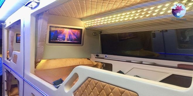 Xe Hải Bình Giường nằm Tiện ích Limousine giường phòng 22 chỗ