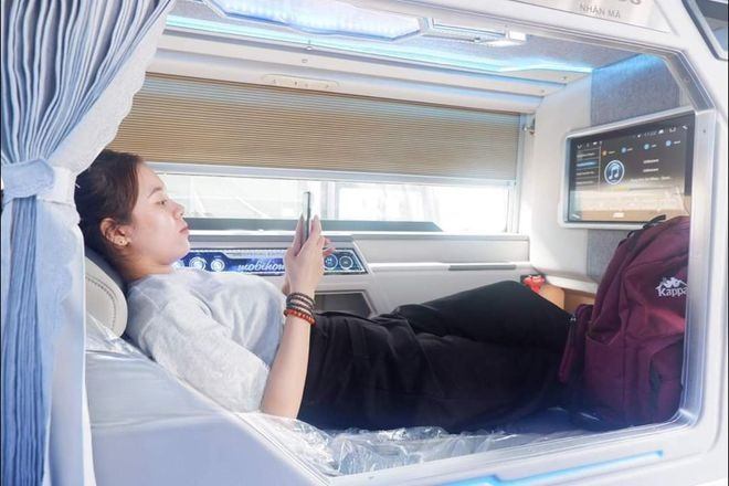 Xe Bình Minh Tải Giường nằm Tiện ích Nội thất Limousine 34 Phòng Đơn