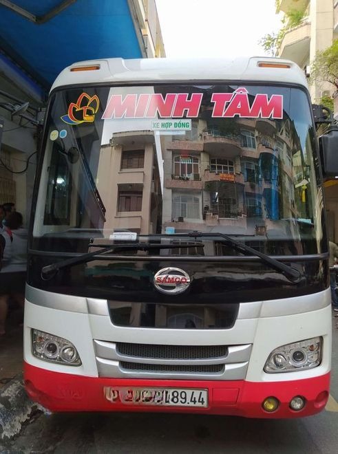 Xe Minh Tâm Mặt trước xe Ghế ngồi 29 chỗ
