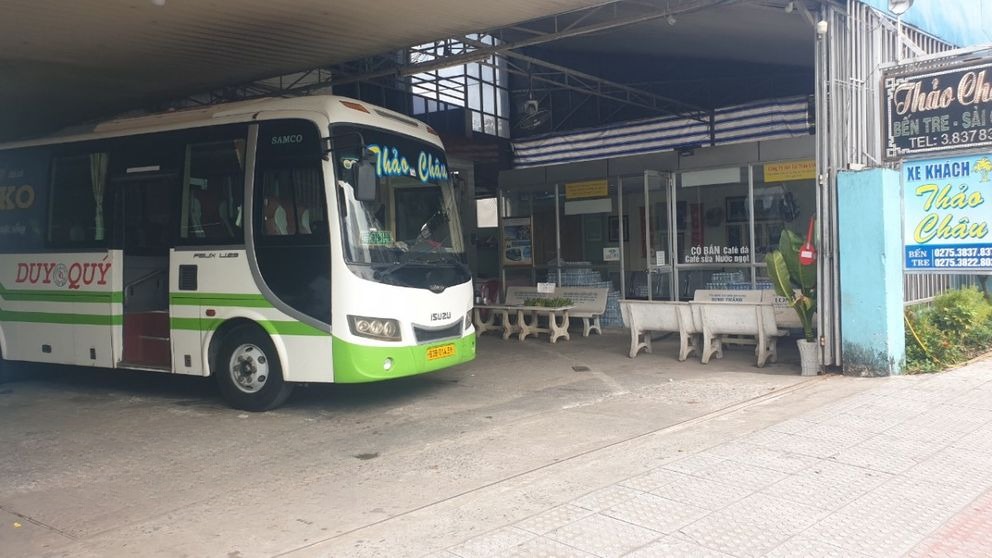 Xe Thảo Châu Mặt trước xe Bên hông xe Ghế ngồi 28 chỗ (Mới)