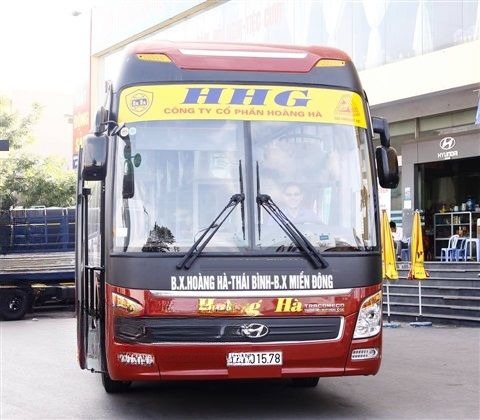 Xe Hoàng Hà Mặt trước xe 