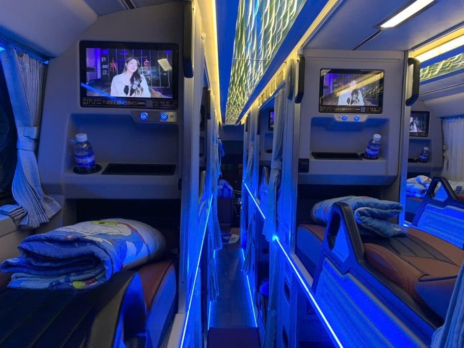 Xe Lục Mão Giường nằm Tiện ích Nội thất Limousine 34 Phòng