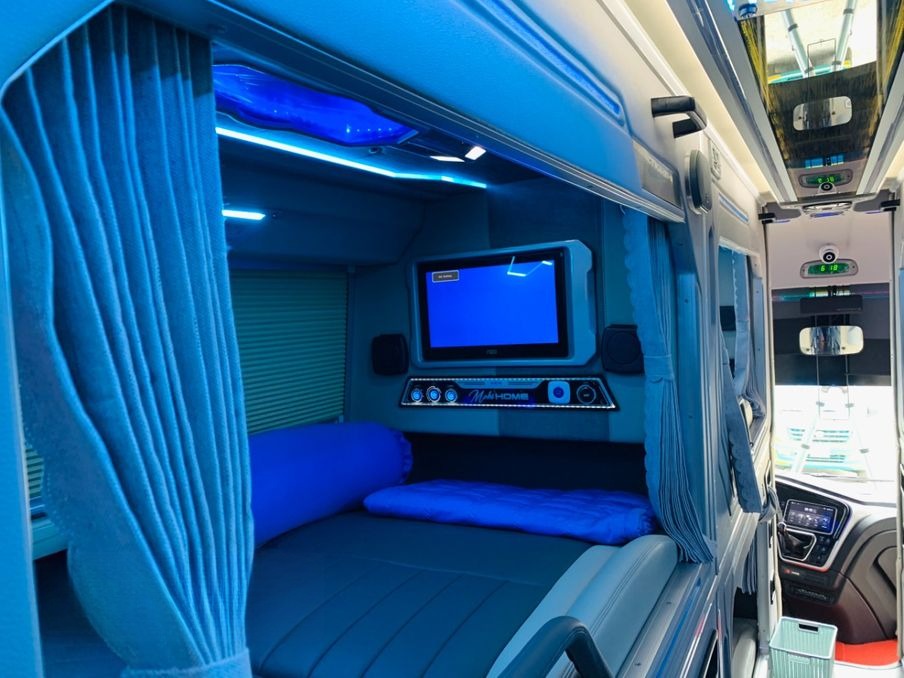 Xe Ngọc Ánh Limousine Giường nằm Tiện ích Nội thất Limousine 24 phòng 