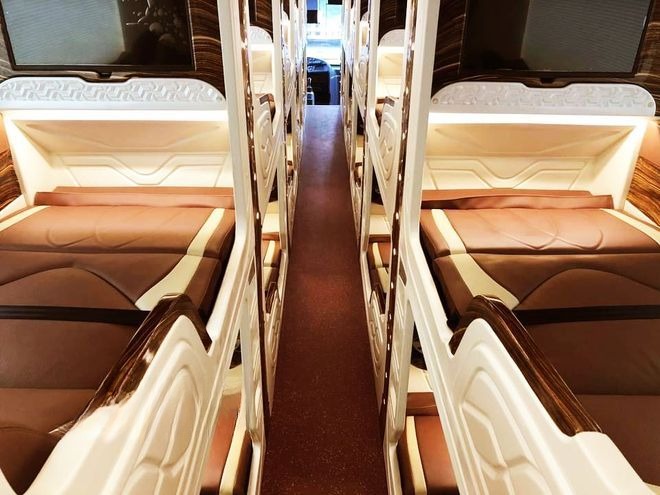 Xe Hiệp Giang  Tiện ích Limousine giường nằm 34 chỗ