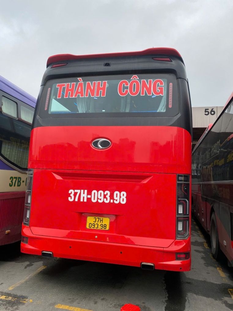 Xe Thành Công (Nghệ An) Mặt sau xe 