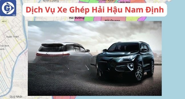 Xe Xe ghép Hải Hậu Mặt trước xe Bên hông xe Mặt sau xe Ghế ngồi 7 chỗ