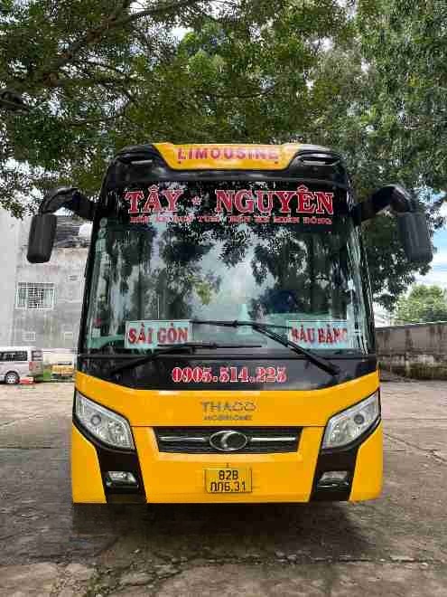 Xe Tây Nguyên Mặt trước xe 