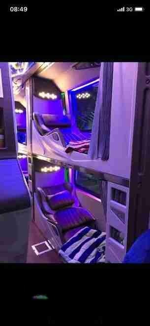 Xe Cúc Tùng Limousine Giường nằm Nội thất Giường nằm 32 chỗ