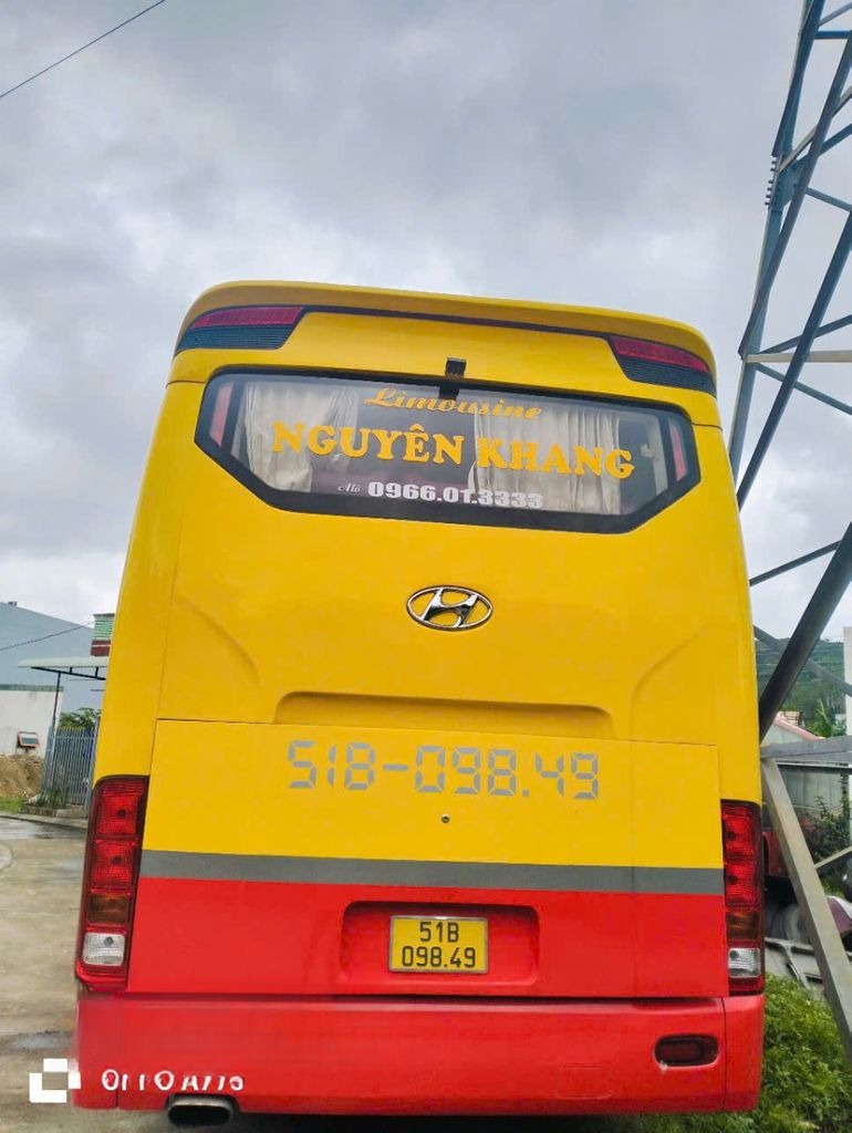 Xe Nguyên Khang Limousine Mặt sau xe Giường nằm 40 chỗ