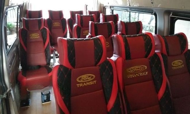 Xe Thủy Hà Linh Nội thất Limousine 14 chỗ