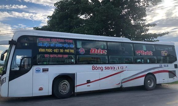 Xe Đức Thịnh Phát Bên hông xe Giường nằm 40 chỗ