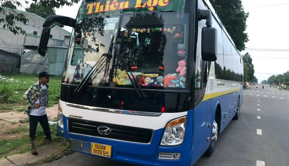 Xe Thiên Lộc Mặt trước xe Bên hông xe 