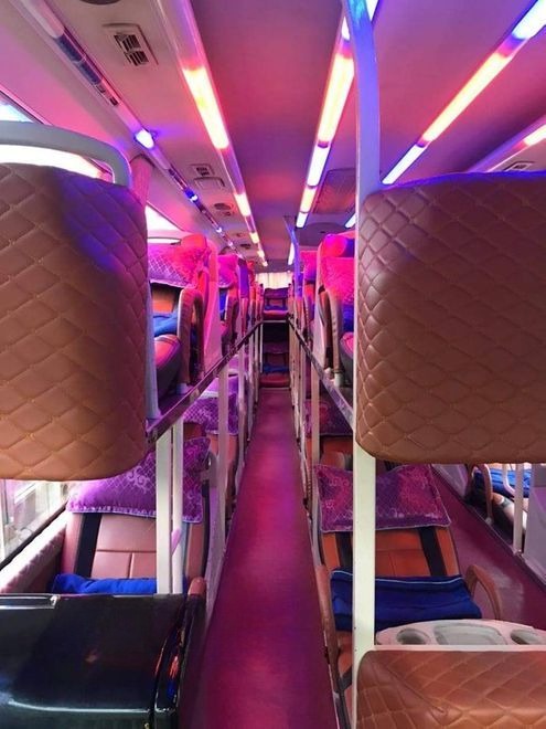 Xe Phú Quý Buslines Giường nằm Tiện ích Nội thất Giường nằm 40 chỗ