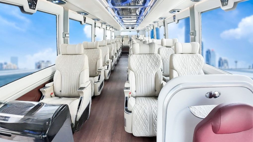 Xe Thành Liên Buslines Ghế ngồi Tiện ích Nội thất Limousine 28 chỗ