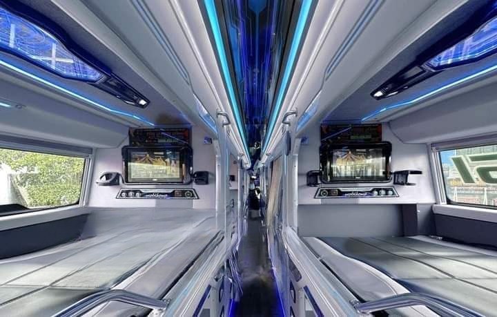 Xe Tân Quang Dũng Express Giường nằm Nội thất 