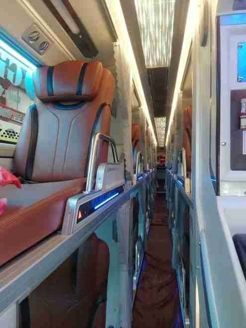 Xe Gia Phú - Gia Lai Nội thất Limousine 34 giường