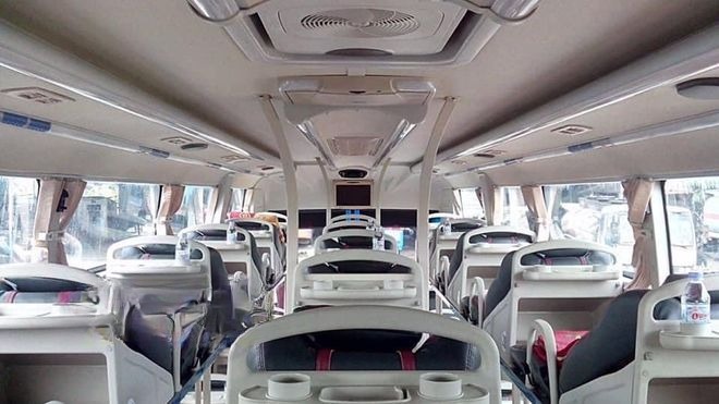 Xe Ngọc Sơn (Hà Giang) Nội thất Giường nằm 44 chỗ