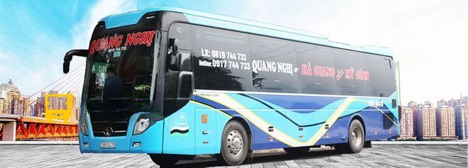 Xe Quang Nghị Bên hông xe Giường nằm 46 chỗ
