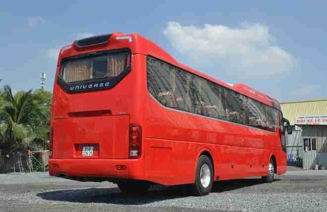 Xe Bình Minh (Mộc Châu Travel) Mặt sau xe Ghế Ngồi 45 chỗ