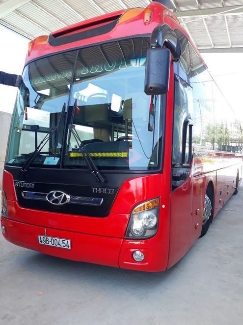 Xe Thanh Thủy - Đà Lạt Mặt trước xe Giường nằm 41 chỗ