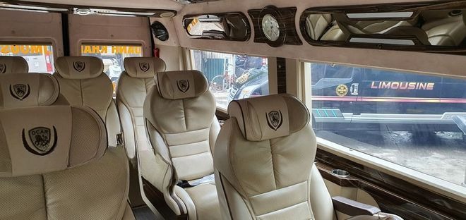 Xe Oanh Khải Limousine Ghế ngồi Limousine 9 chỗ