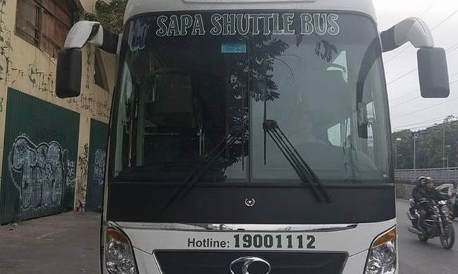 Giường nằm 38 chỗ WC Sapa Shuttle Bus