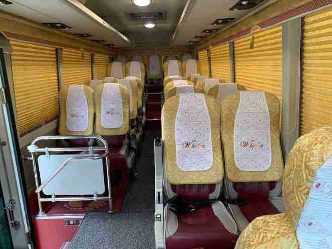 Xe Mỹ Hằng - Bình Phước Ghế ngồi Tiện ích Nội thất Ghế ngồi 29 chỗ