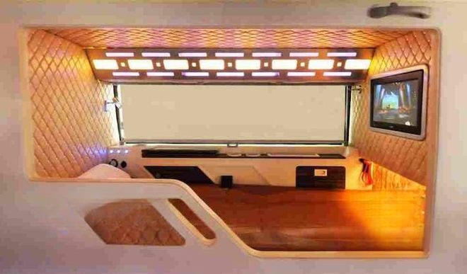 Xe Giáp Diệp Giường nằm Tiện ích Limousine giường phòng 20 chỗ
